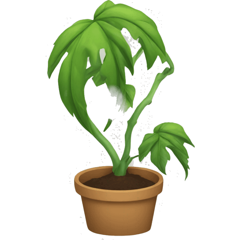 Broken plant emoji