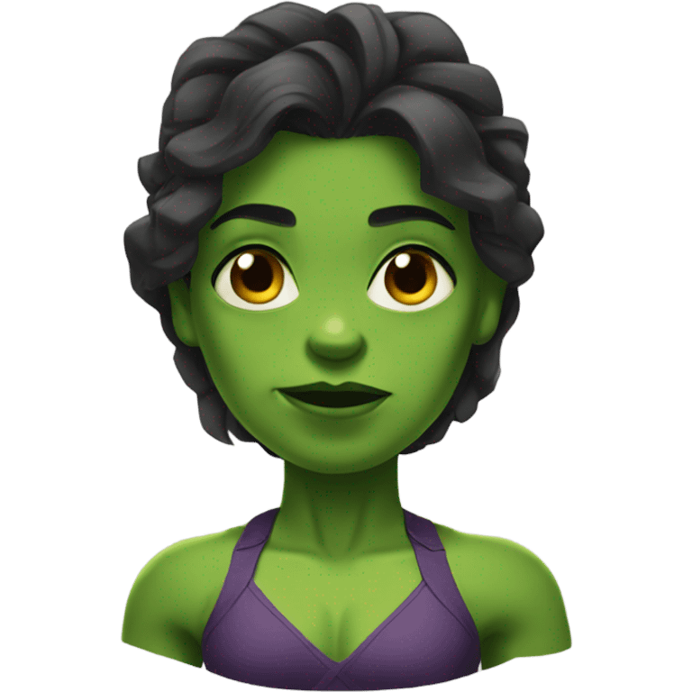 Smini female hulk emoji