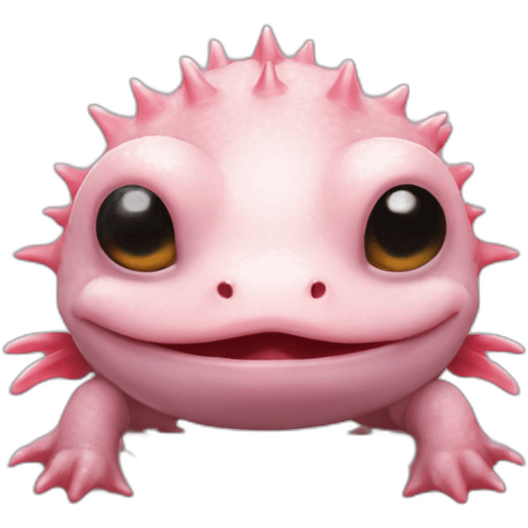 Axolotls avec doigt dans le nez emoji