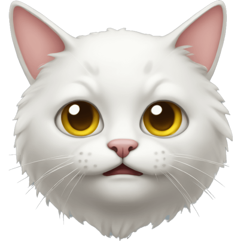 Weird cat emoji