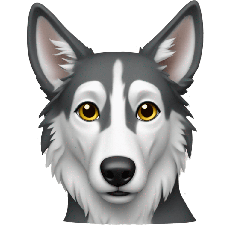 Turkmen Wolf-Hound white emoji