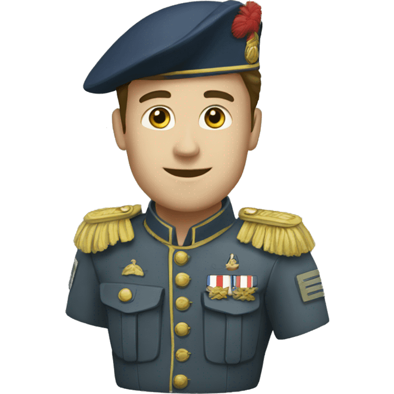 Salut militaire français  emoji