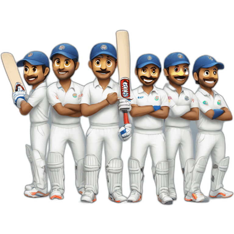 Indian cricket team emoji