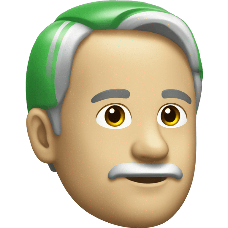 nastro commemorativo verde emoji