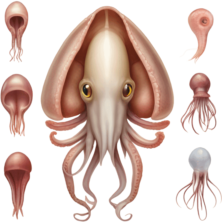 Squid organs  emoji