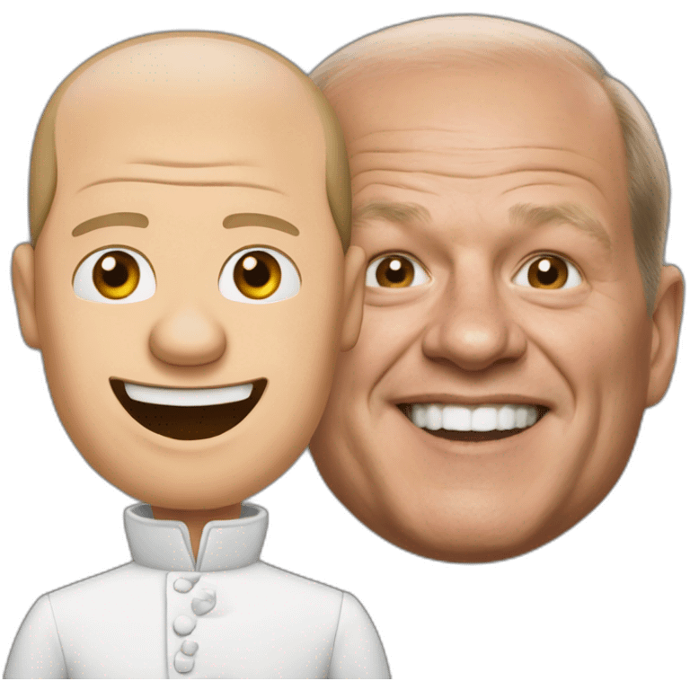 Olaf Scholz am fkk emoji