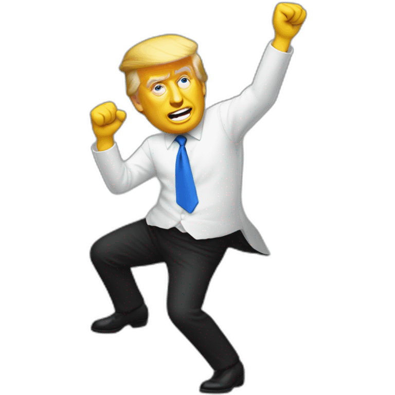 Trump dancing emoji