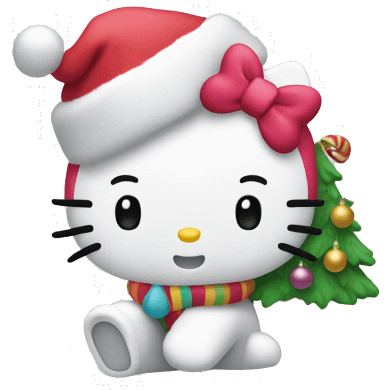 Hello kitty Christmas’s  emoji