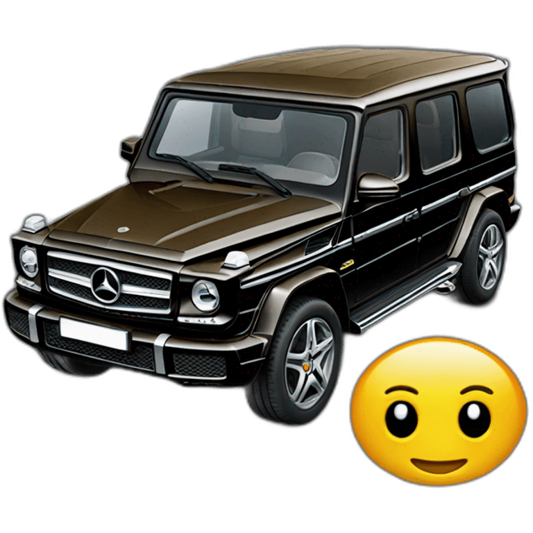 Mercedes black classe G emoji