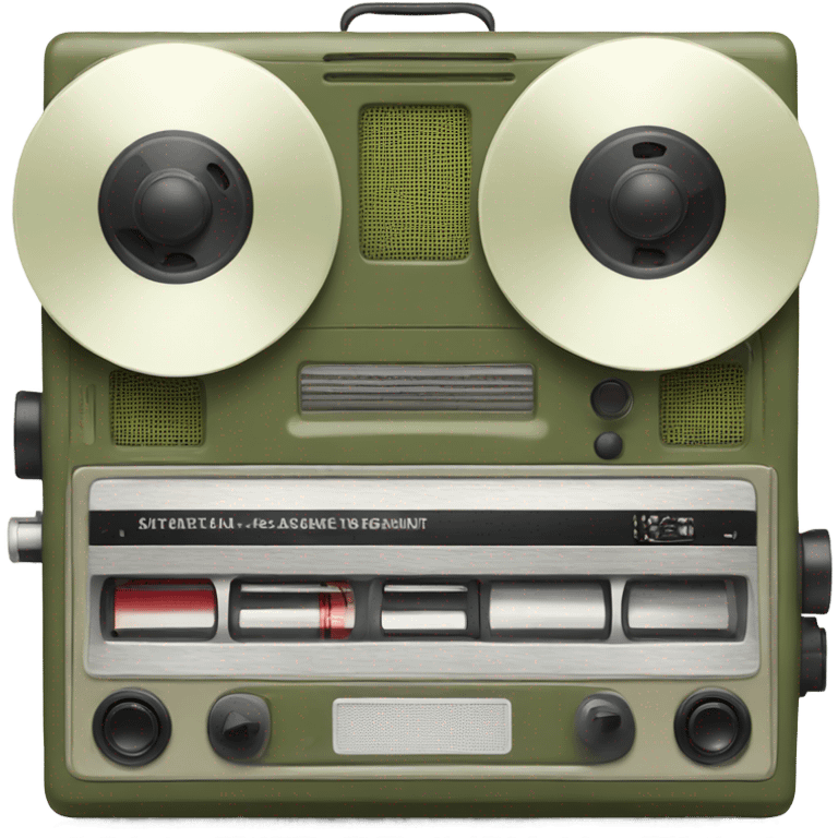 tape recorder olive emoji