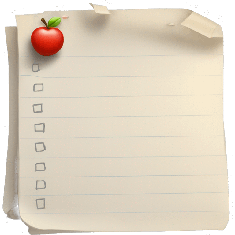 a to-do list emoji