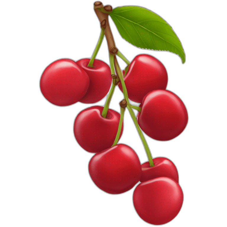 2 cherries sideways emoji