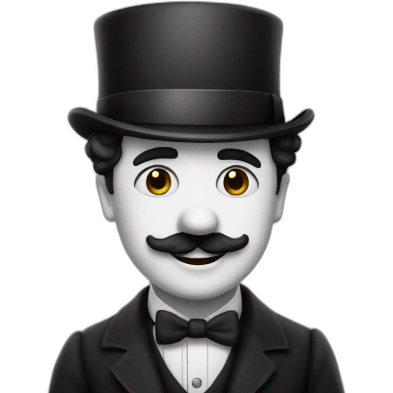 cute charles chaplin emoji