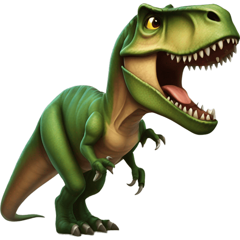 T-Rex with a Draco  emoji