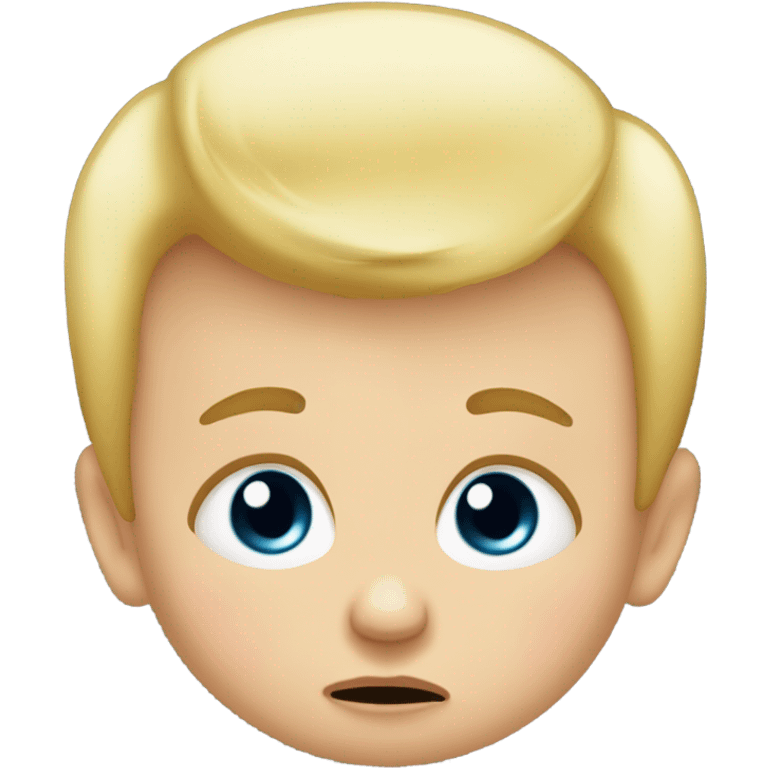 Baby Donald trump crying emoji