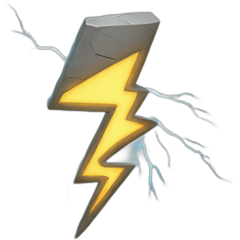 lightning 3d emoji