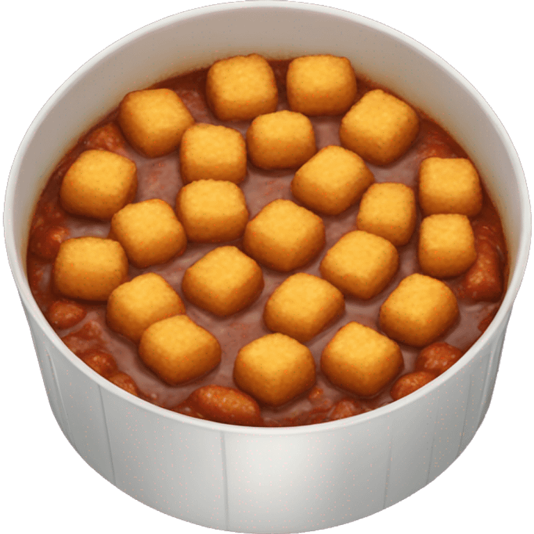 Tater tot hot dish  emoji