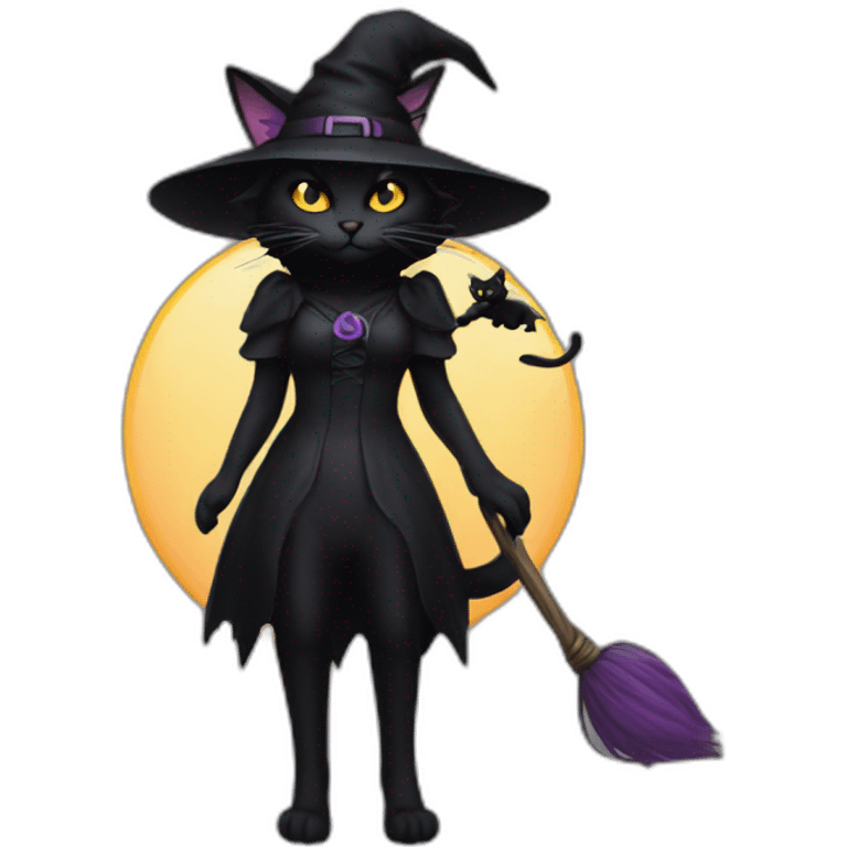 blackcat-witch emoji