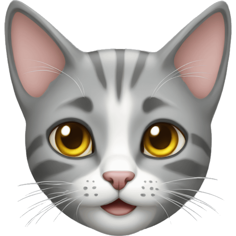 Gato gris emoji