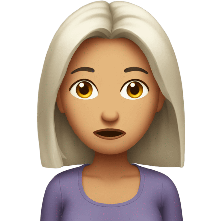 Annoyed mom emoji