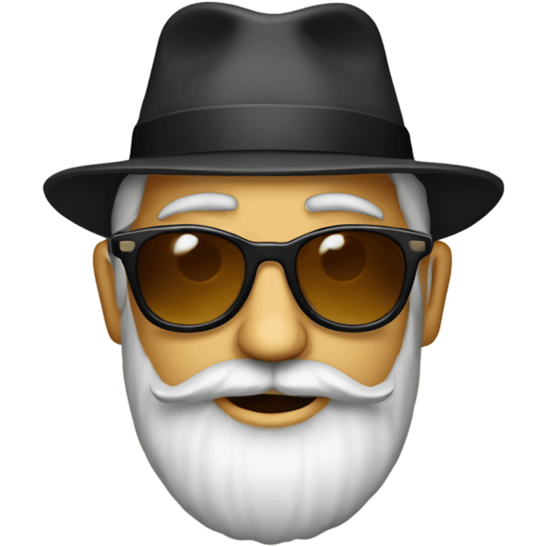 Rabbi with sunglasses emoji