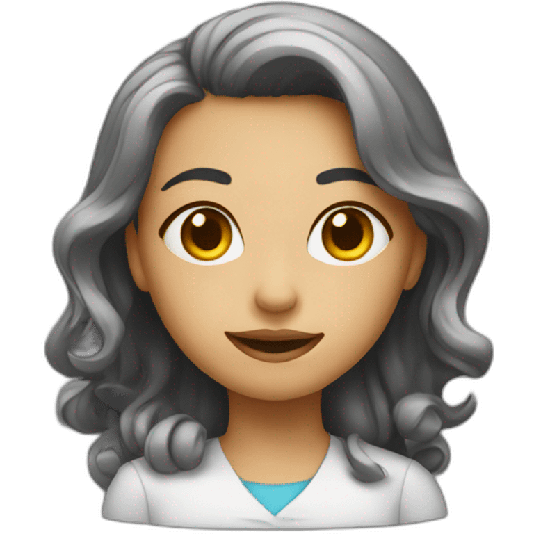 Chemistry girl emoji