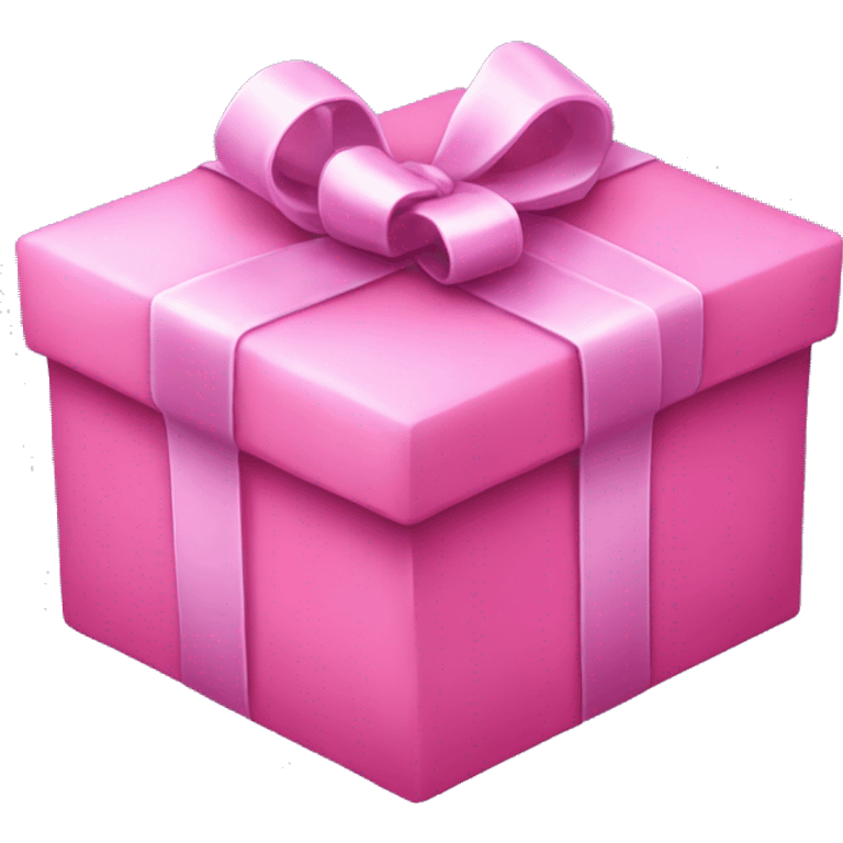 pink christmas present emoji