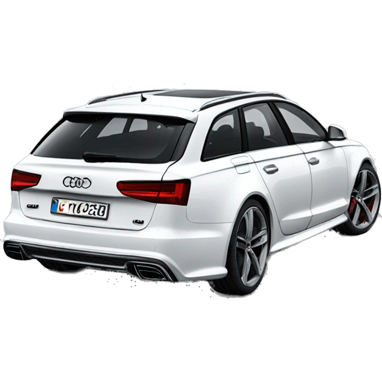 audi rs 6 car emoji