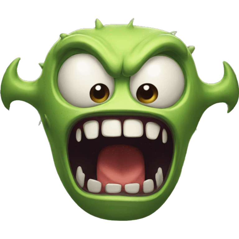 screaming monster emoji