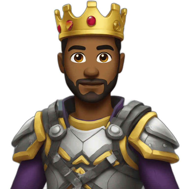 Gamer king emoji