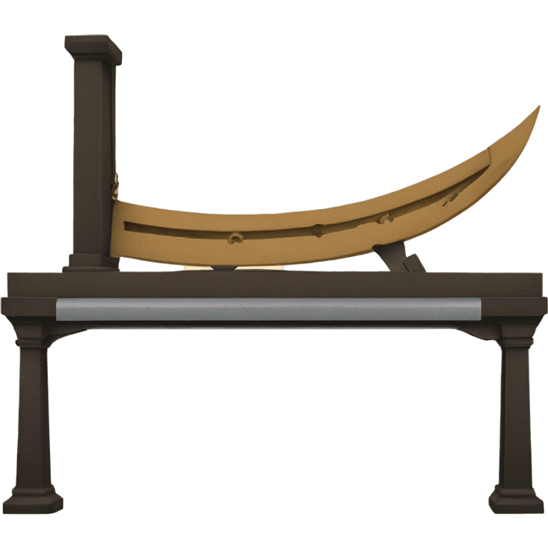 Historic French revolution guillotine  emoji