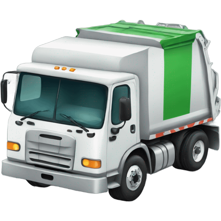 Garbage truck emoji