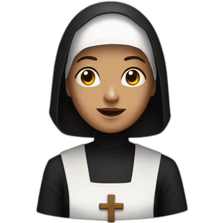 The nun emoji