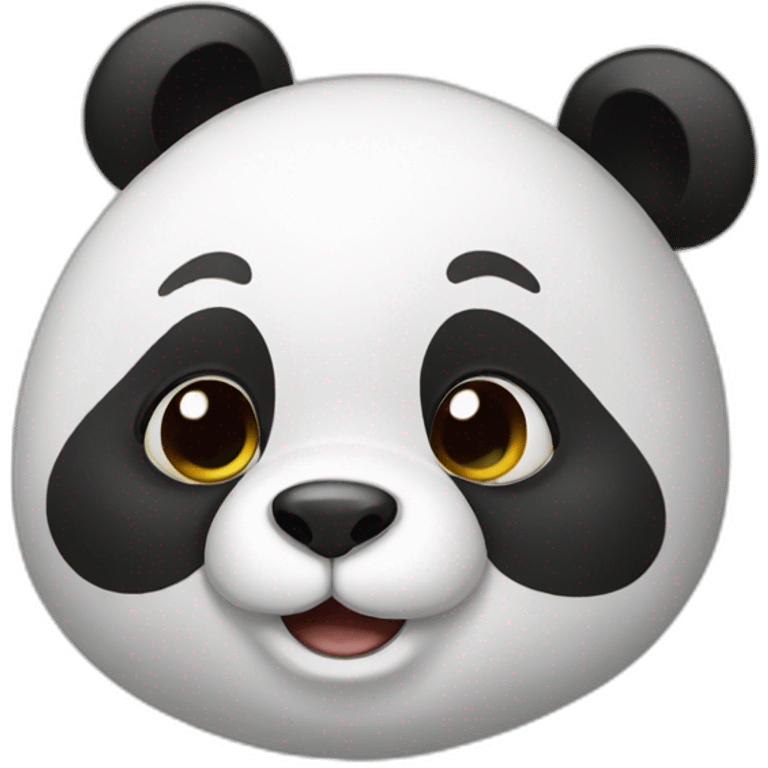 Cute panda emoji