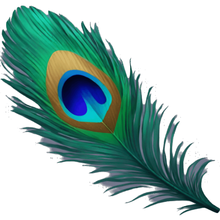 peacock feather emoji