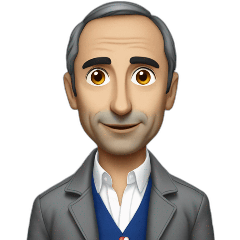 Eric zemmour with france clothes emoji