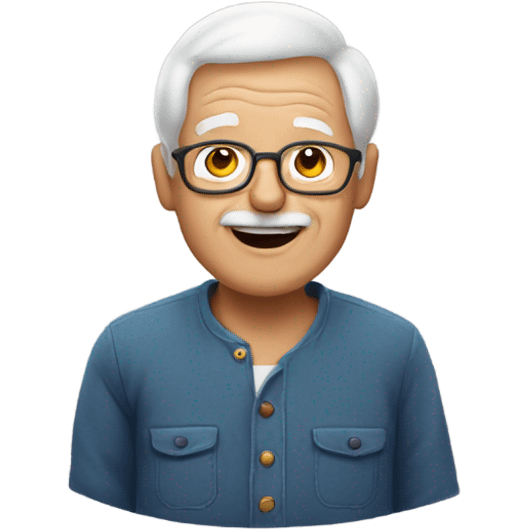  Grandpa with boy emoji