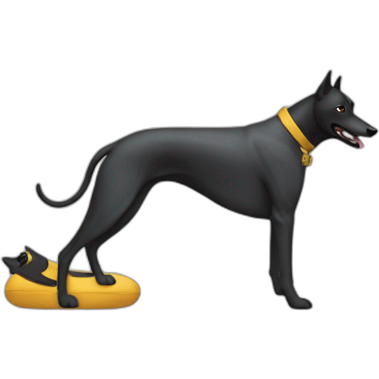 Batman and greyhound emoji