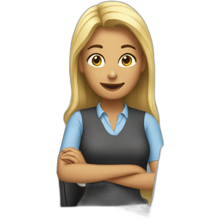 woman at work emoji