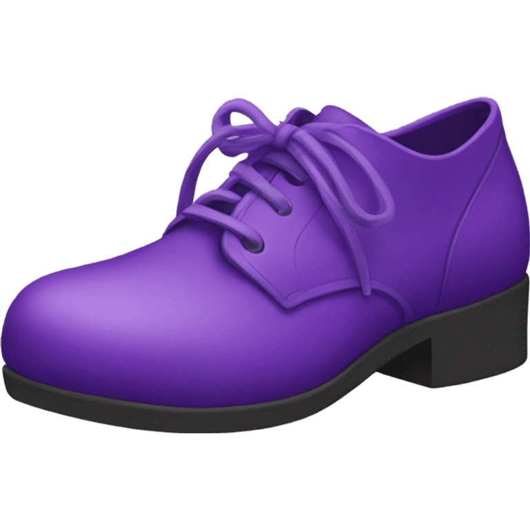 purple Flat shoe  emoji