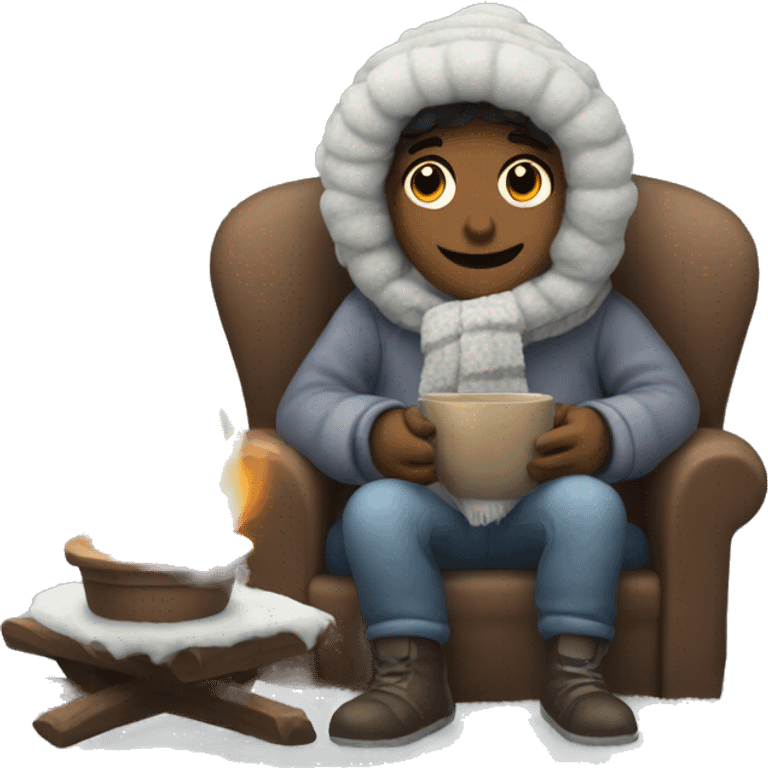 Cozy winter emoji