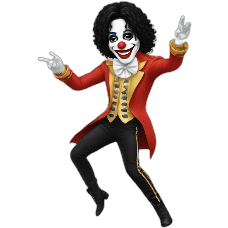 michael jackson clown emoji