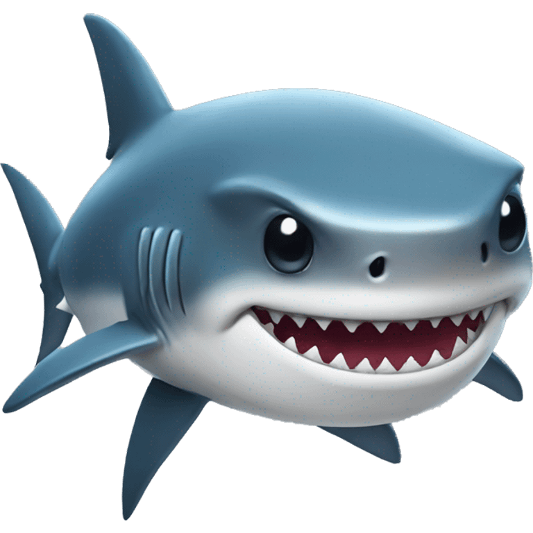 Gamer shark emoji