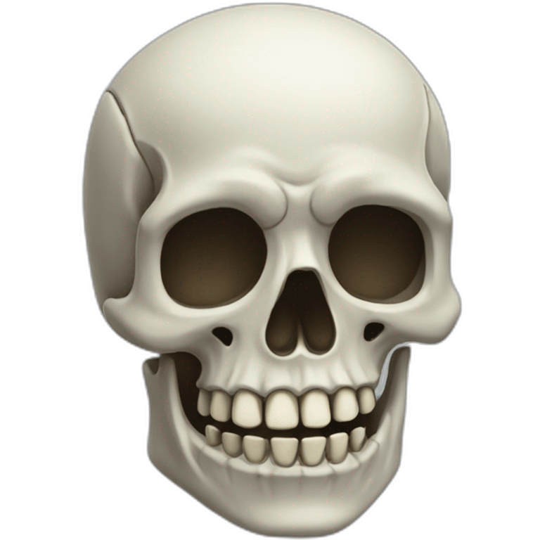 a skeleton emoji