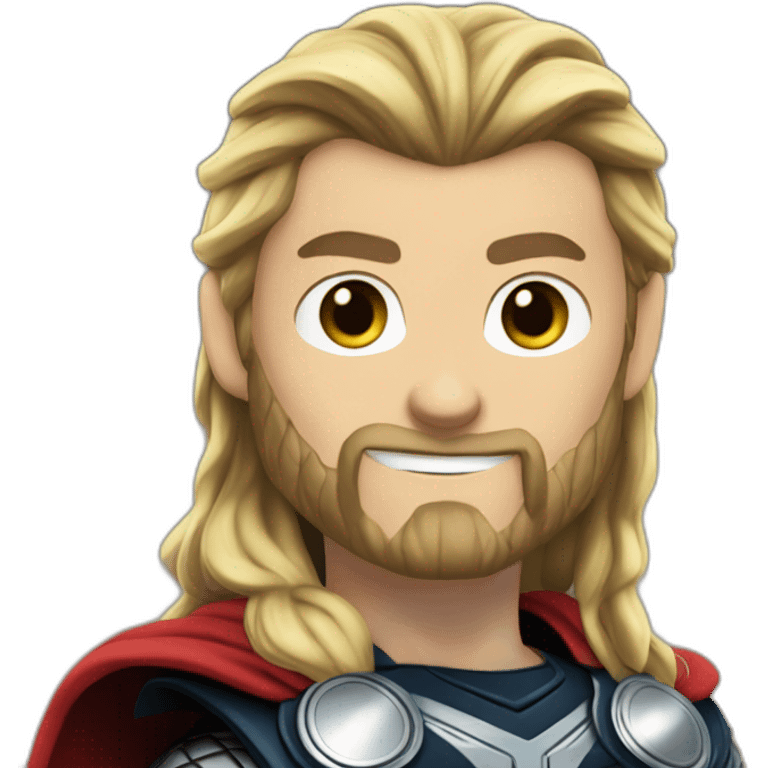 Thor con un 5 emoji