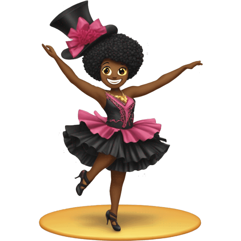 Can-can dancer agile project manager emoji