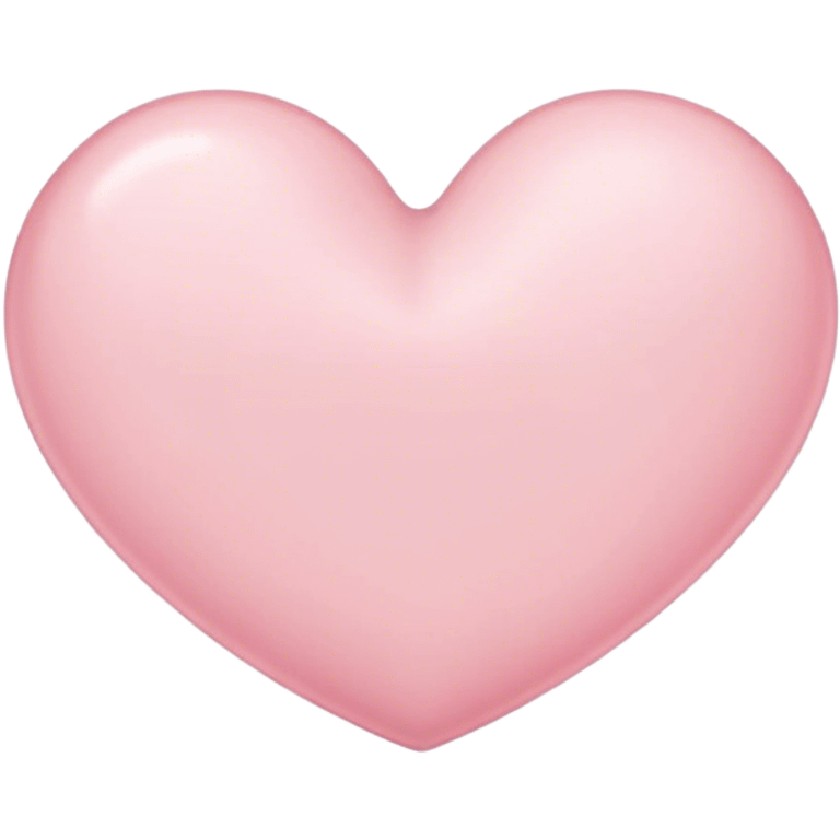 light pink heart emoji
