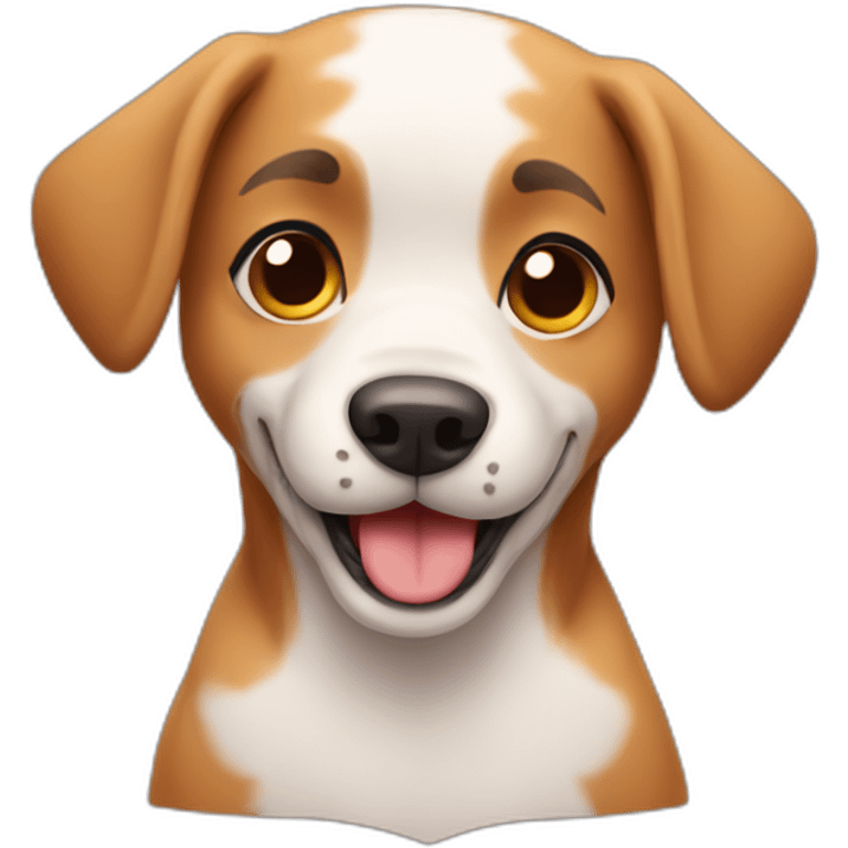 Dog smail cute emoji