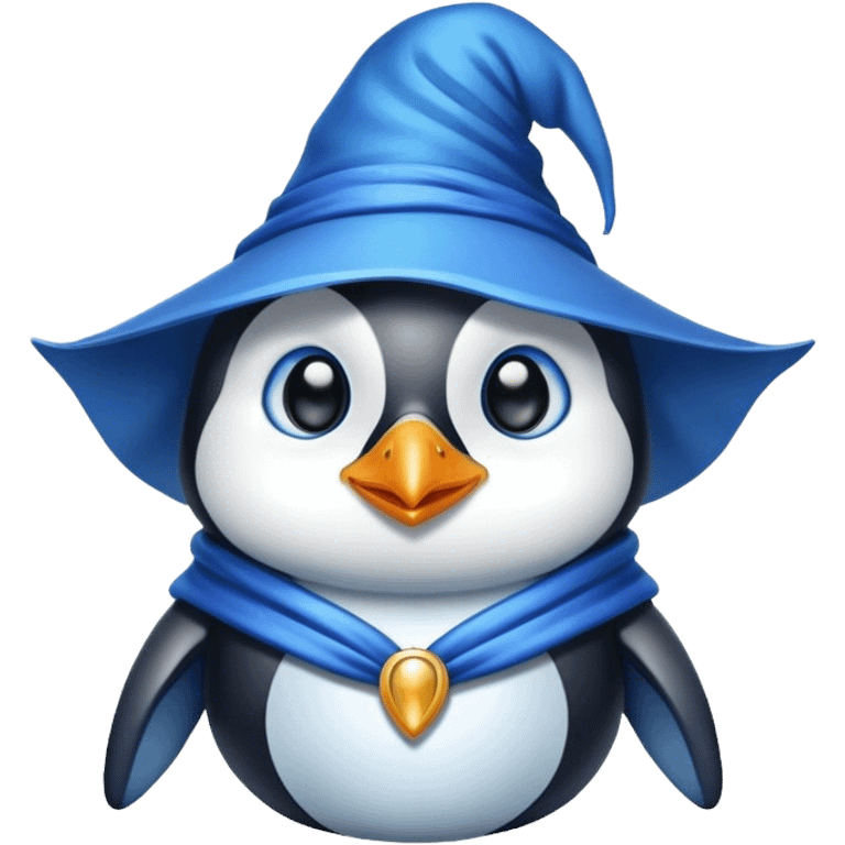 Penguin Wizard emoji