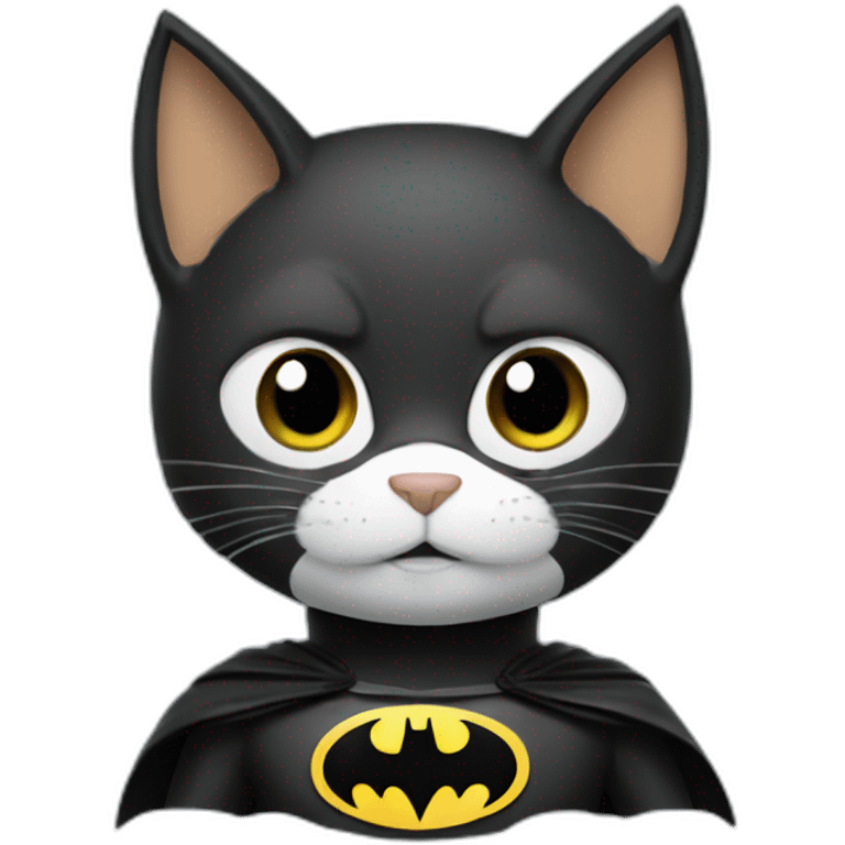 Cat batman emoji